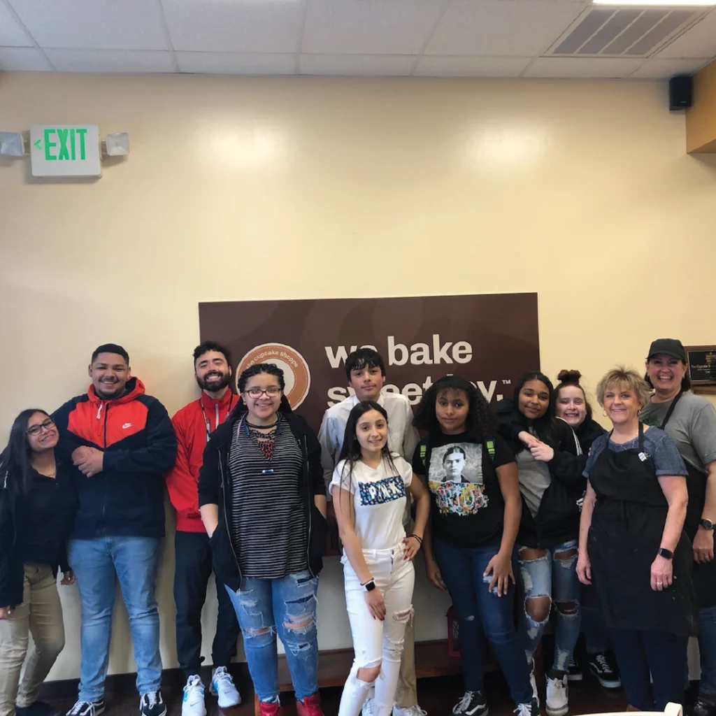 Youth impact daily activity life skills the cupake shoppe bakery tour.