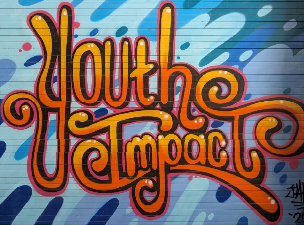 Youth impact mural.