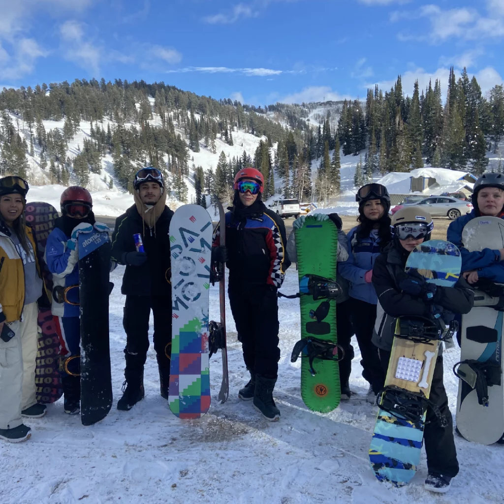 Youth impact extracurricular snowboarding trip